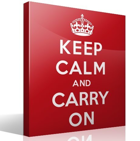 Stickers muraux: Keep Calm And Carry On