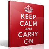 Stickers muraux: Keep Calm And Carry On 3