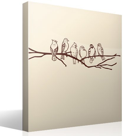Stickers muraux: Oiseaux sur une branche