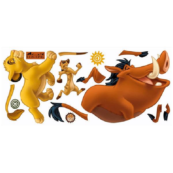 Stickers pour enfants: Simba, Timon et Pumbaa