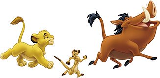 Stickers pour enfants: Simba, Timon et Pumbaa 5