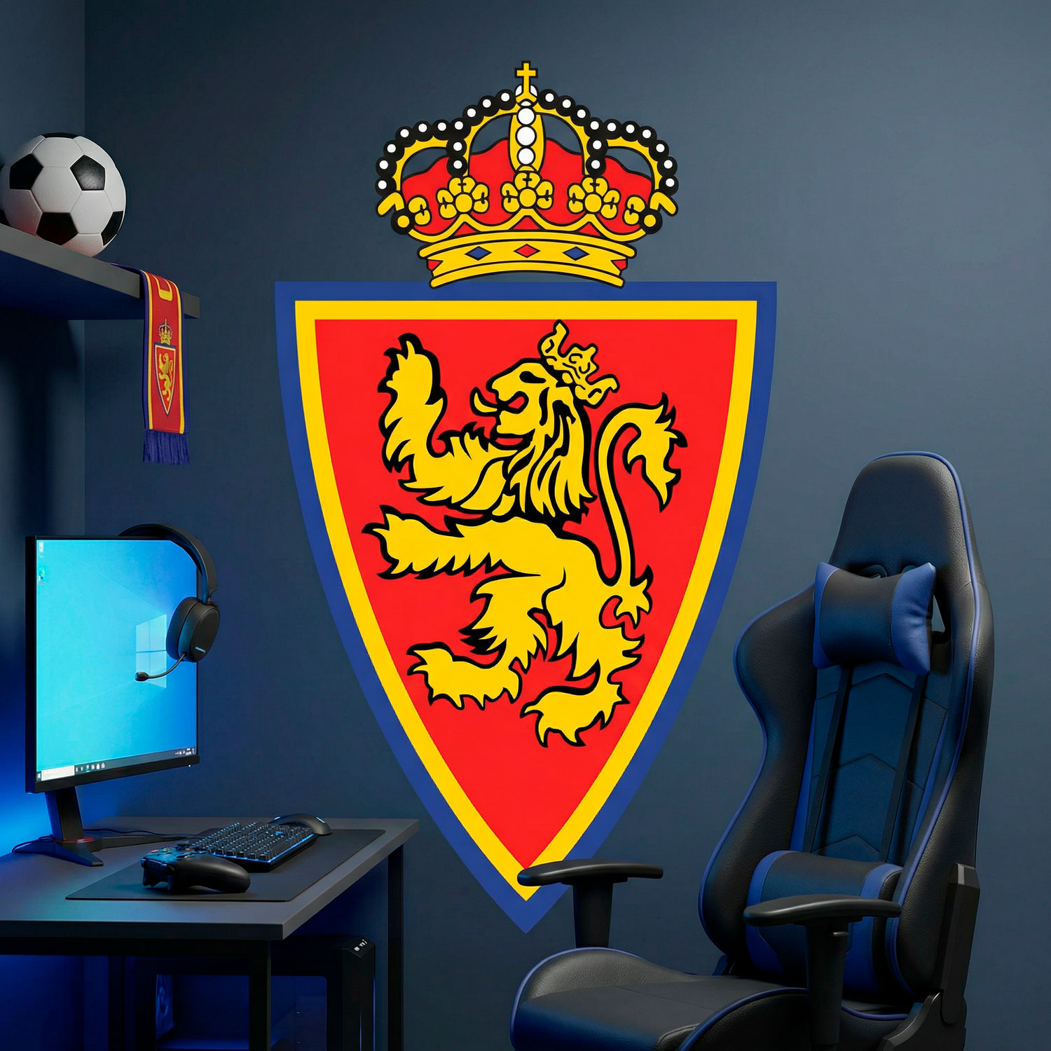 Stickers muraux: &Eacute;cusson Real Zaragoza 
