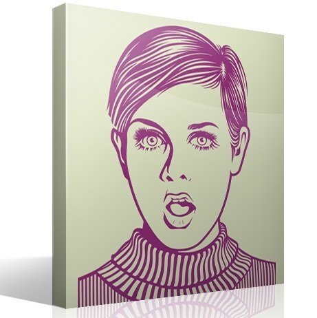 Stickers muraux: Twiggy