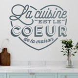 Stickers muraux: La Cuisine est le Coeur de la Maison 2