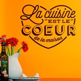 Stickers muraux: La Cuisine est le Coeur de la Maison 3