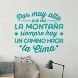 Stickers muraux: Siempre hay un camino hacia la cima 2