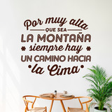 Stickers muraux: Siempre hay un camino hacia la cima 3