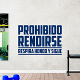 Stickers muraux: Prohibido rendirse 3