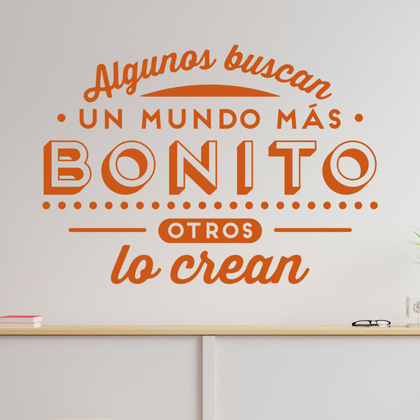 Stickers muraux: Un mundo bonito