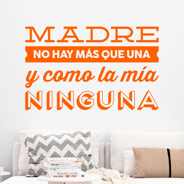 Stickers muraux: Madre no hay más que una