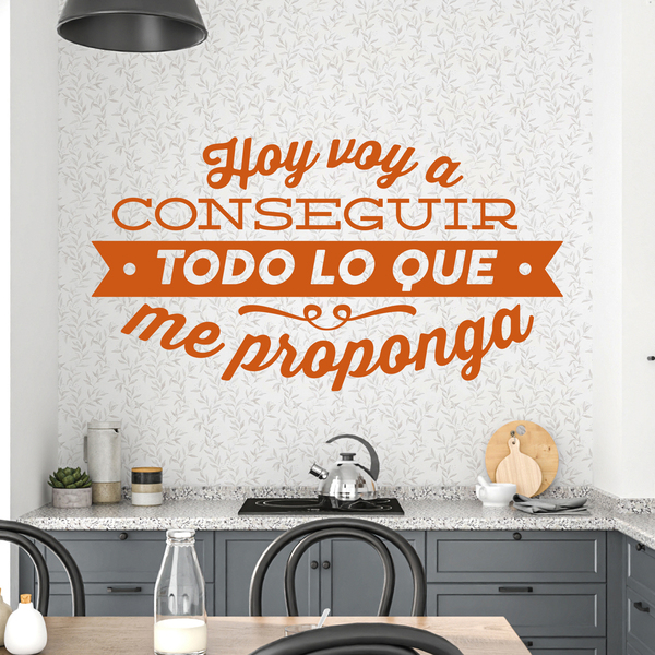 Stickers muraux: Hoy voy a conseguir