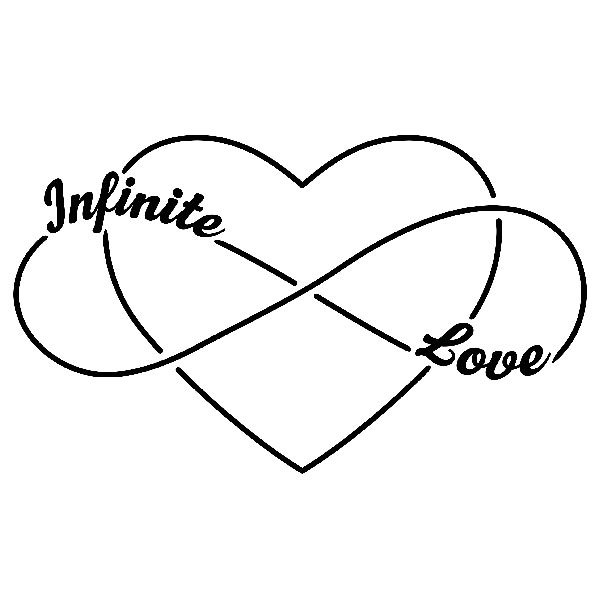Stickers muraux: Infinite Love