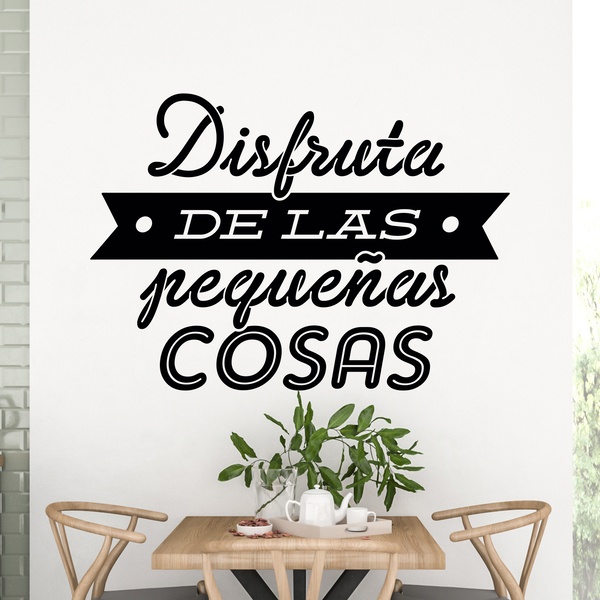 Stickers muraux: Disfruta de las pequeñas cosas