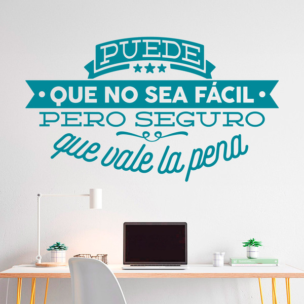 Stickers muraux: Puede que no sea fácil...