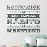 Stickers muraux: Motivación y hábito 3