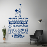 Stickers muraux: Seguir cuando... Rocky Balboa 2