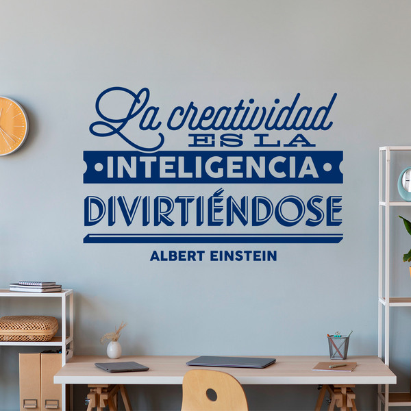 Stickers muraux: La creatividad... Albert Einstein