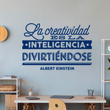 Stickers muraux: La creatividad... Albert Einstein 3