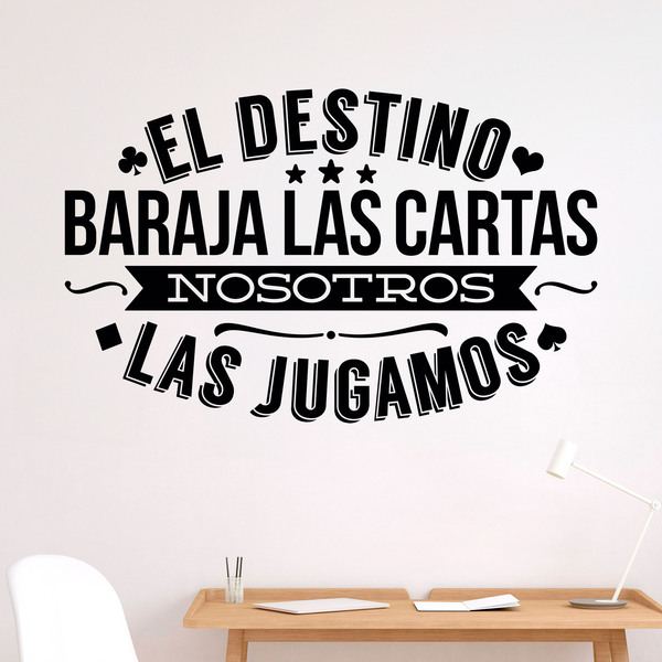 Stickers muraux: El destino baraja las cartas