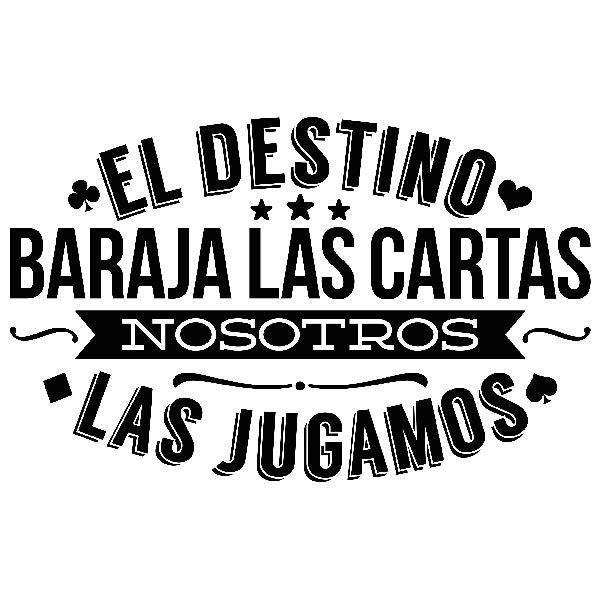 Stickers muraux: El destino baraja las cartas