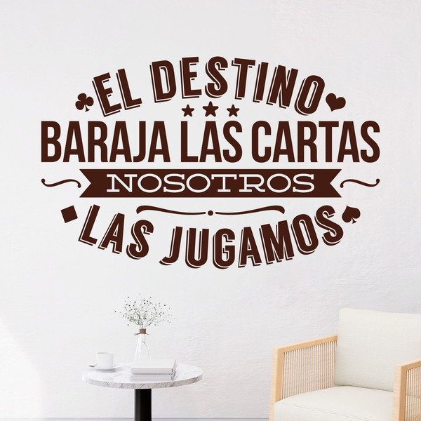 Stickers muraux: El destino baraja las cartas