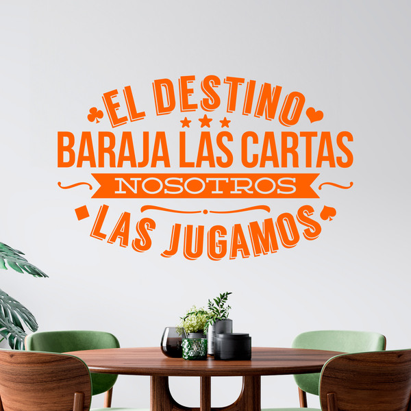 Stickers muraux: El destino baraja las cartas