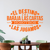 Stickers muraux: El destino baraja las cartas 3