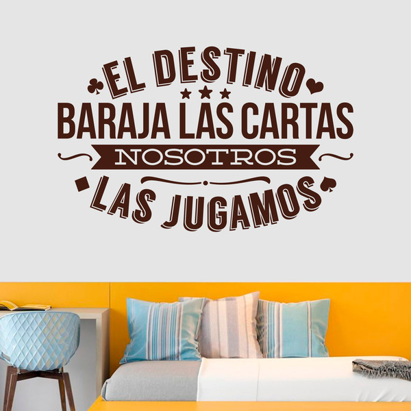 Stickers muraux: El destino baraja las cartas