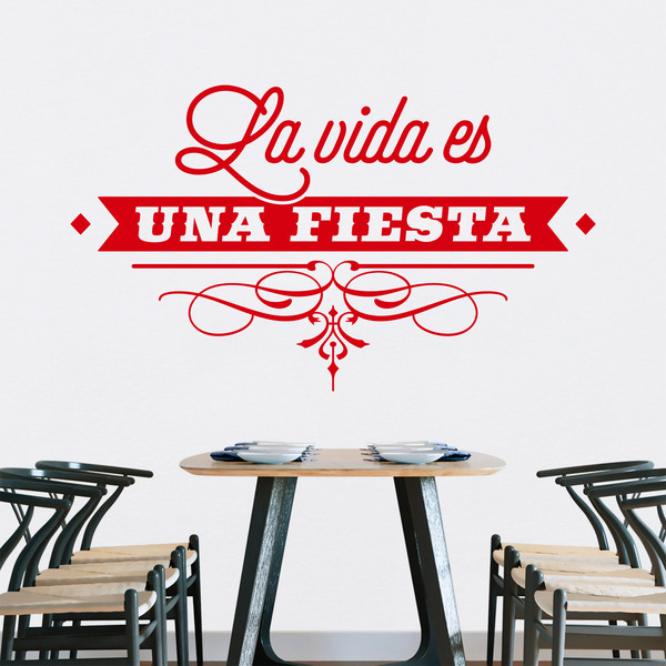 Stickers muraux: La vida es una fiesta