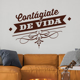 Stickers muraux: Contágiate de vida 3