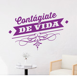 Stickers muraux: Contágiate de vida 4