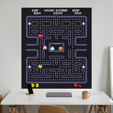 Stickers muraux: Pac-Man Arcade Game Couleur 4