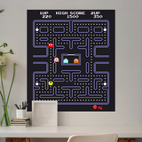 Stickers muraux: Pac-Man Arcade Game Couleur 5
