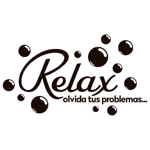 Stickers muraux: Relax, olvida tus problemas