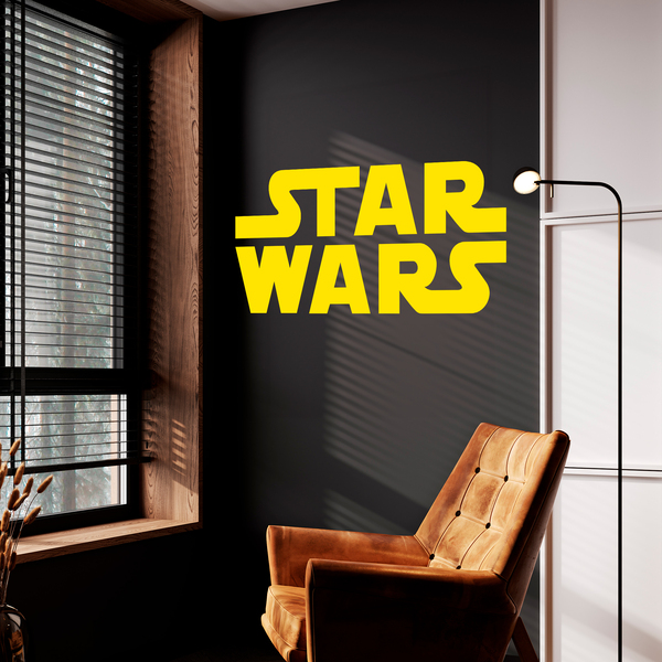 Star Wars personnalisé nom personnalisé sticker mural autocollant J235 