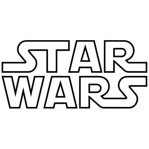 Stickers muraux: Star Wars Logo pointe