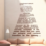 Stickers muraux: Texte d'introduction de Star Wars 2