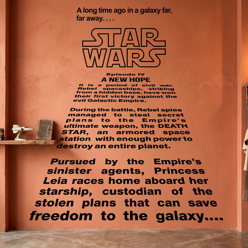 Texte d'introduction de Star Wars 5/5