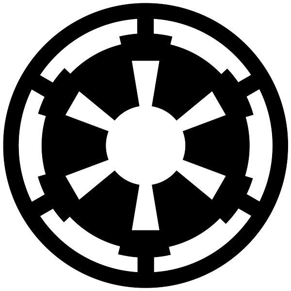 Stickers muraux: Symbole de l Empire Galactique