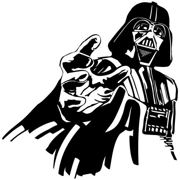 Stickers muraux: Darth Vader 2