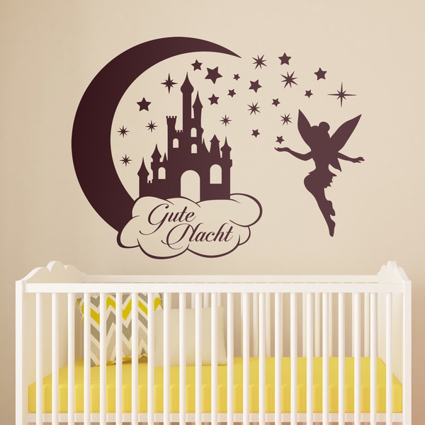 Stickers pour enfants: Château et Cloche, Guten Nacht
