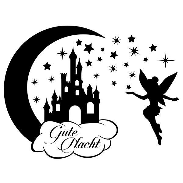 Stickers pour enfants: Château et Cloche, Guten Nacht