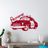 Stickers pour enfants: Voiture de shérif personnalisé 2