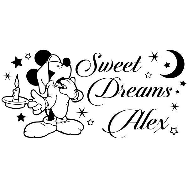 Stickers pour enfants: Mickey Mouse, Faites de beaux rêves