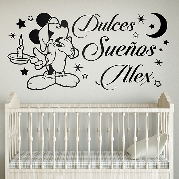 Stickers pour enfants: Mickey Mouse Sweet Dreams personnalisé 0