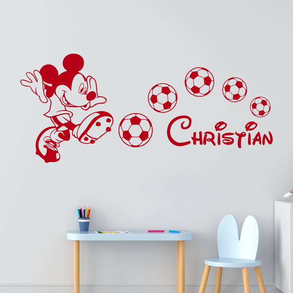Stickers pour enfants: Mickey Mouse avec des ballons