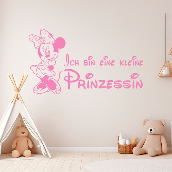 Stickers pour enfants: Minnie, Ich bin eine kleine Princessin