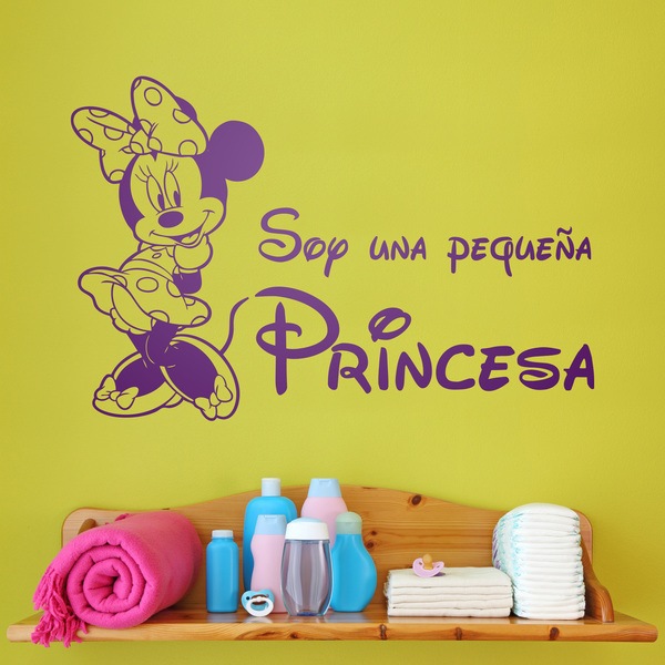 Stickers pour enfants: Minnie Mouse, je suis une petite princesse