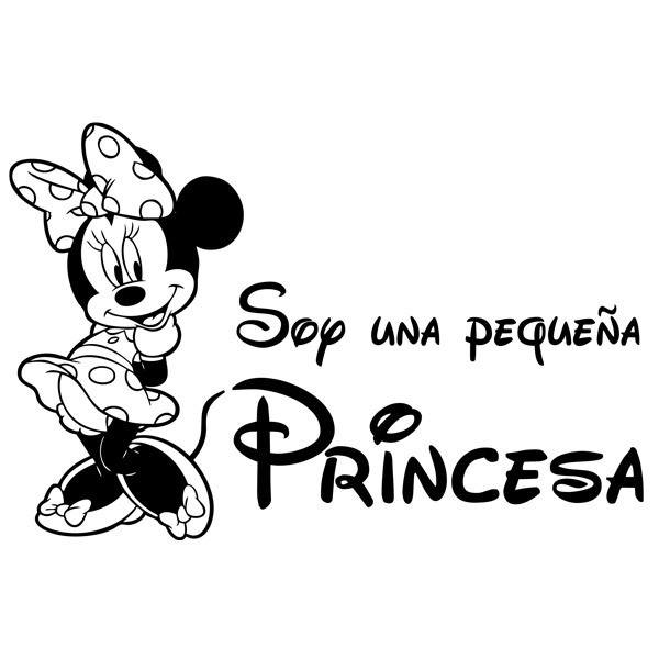 Stickers pour enfants: Minnie Mouse, je suis une petite princesse