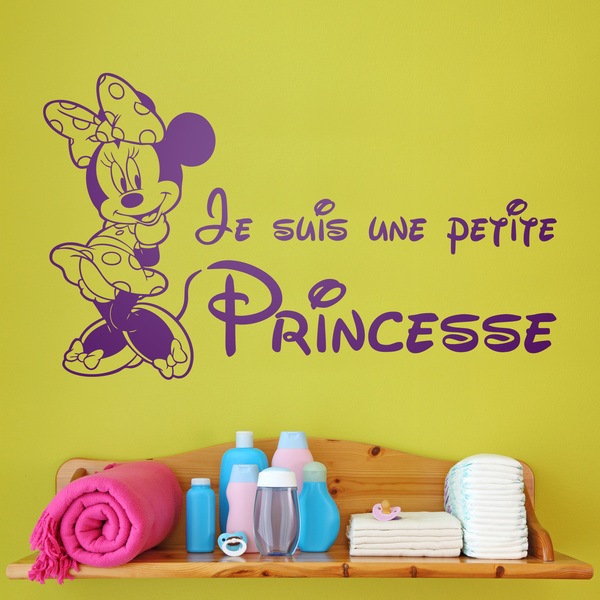 Stickers pour enfants: Minnie, Je suis une petite princesse